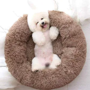 سرير الكلب فرو صناعي مهدئ صديق للبيئة XL . Eco-Friendly Soothing Faux Fur Dog Bed XL Removable