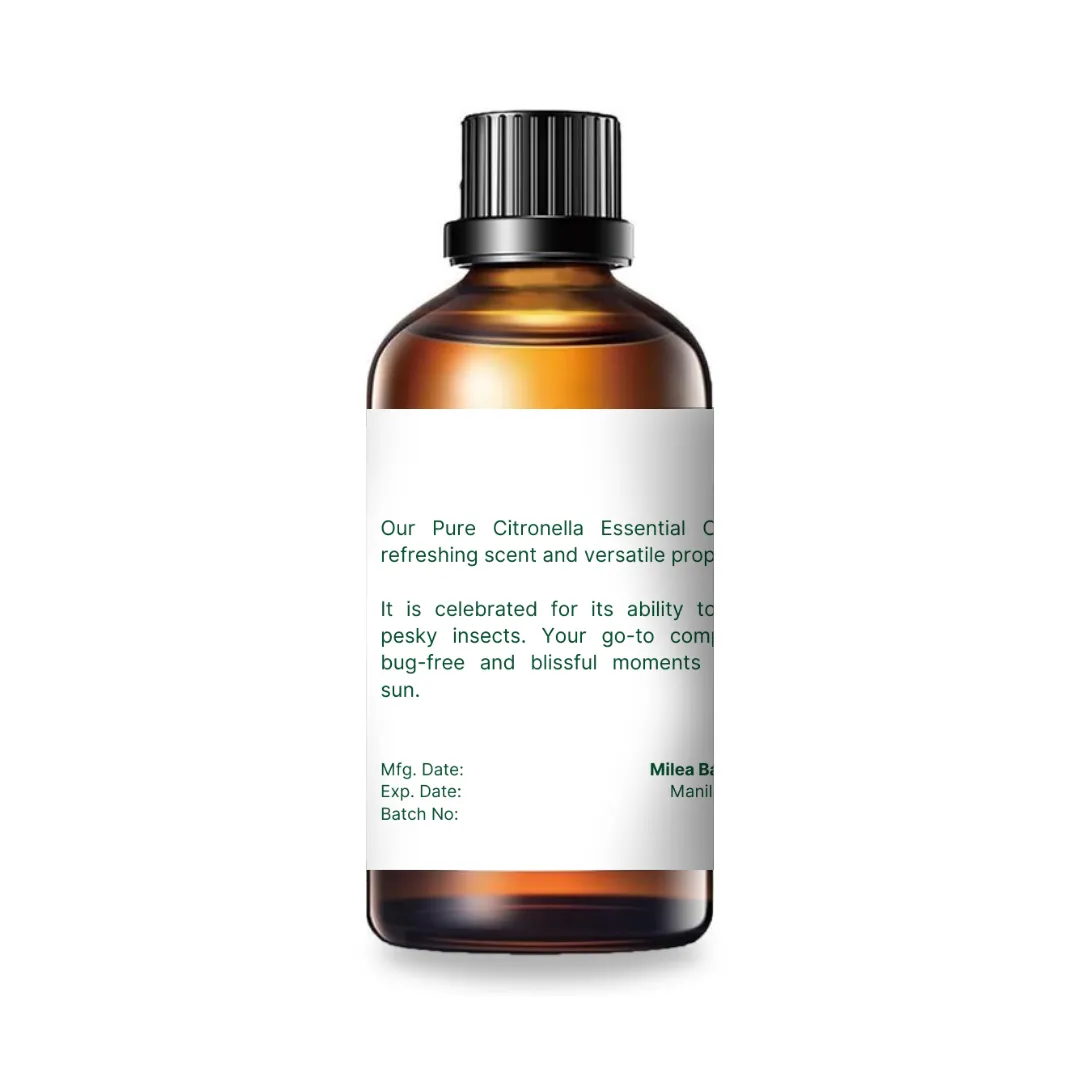 100% Pure Citronella Essential Oil