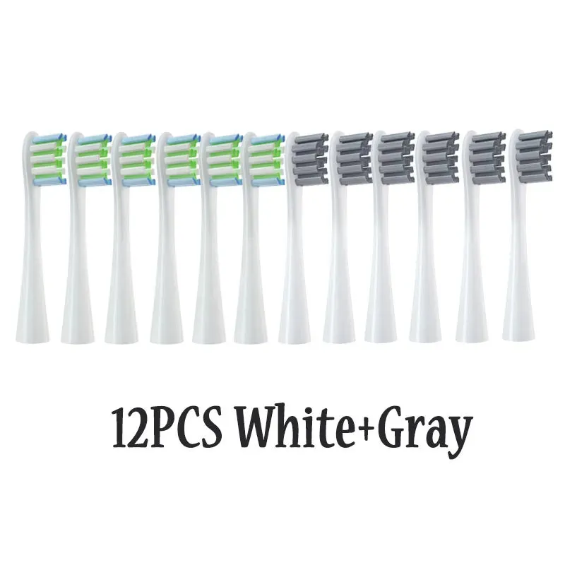 12PCS Replacement Brush Heads for Oclean X/ X PRO/ Z1/ F1/ One/ Air 2 /SE Sonic Electric Toothbrush DuPont Soft Bristle Nozzles
