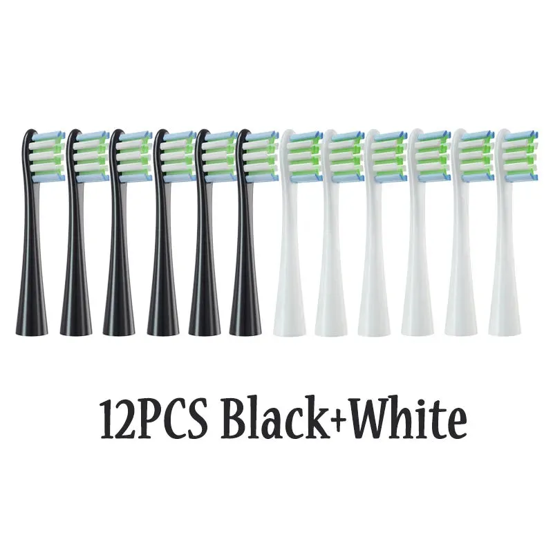 12PCS Replacement Brush Heads for Oclean X/ X PRO/ Z1/ F1/ One/ Air 2 /SE Sonic Electric Toothbrush DuPont Soft Bristle Nozzles