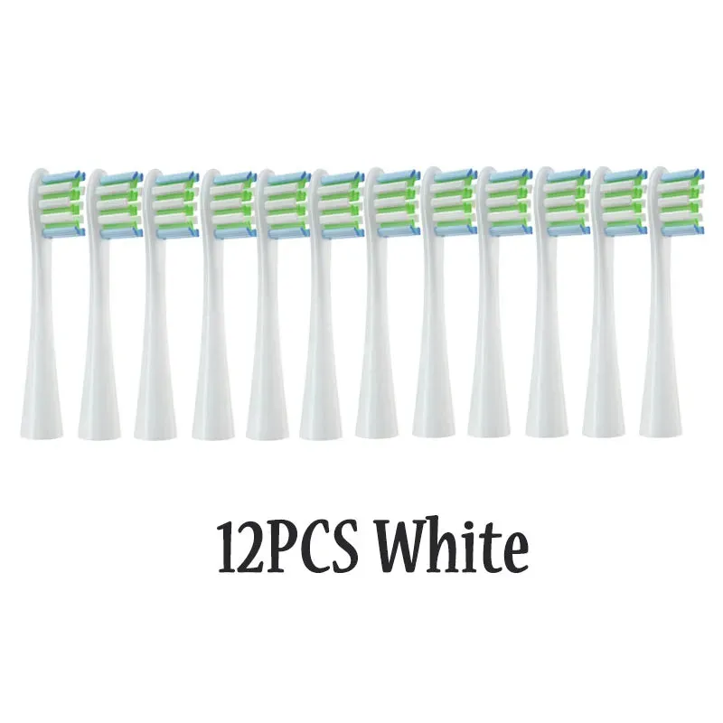 12PCS Replacement Brush Heads for Oclean X/ X PRO/ Z1/ F1/ One/ Air 2 /SE Sonic Electric Toothbrush DuPont Soft Bristle Nozzles