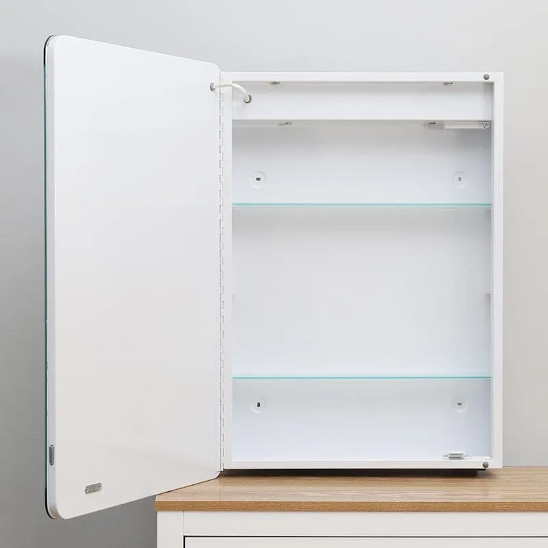 27x20inch LED Illuminated Mirror Cabinet with Sensor Switch