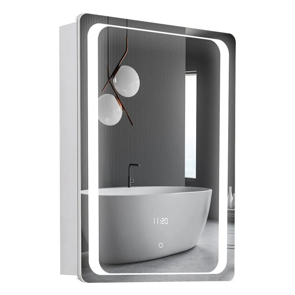 27x20inch LED Illuminated Mirror Cabinet with Sensor Switch