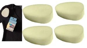 4pc Deodorant Streak Removing Sponge - Men Women Unisex - Instant Deodorant Streaks Remover Sponge - Vacation Business Trip Gym Work Home Keeps Your clothing Clean
