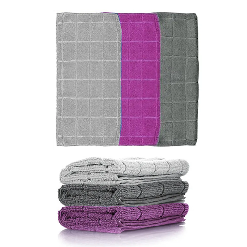6 Pc Multi Purpose Microfiber Cloth Cleaning Rag Window Cleaner Towel Car Detail