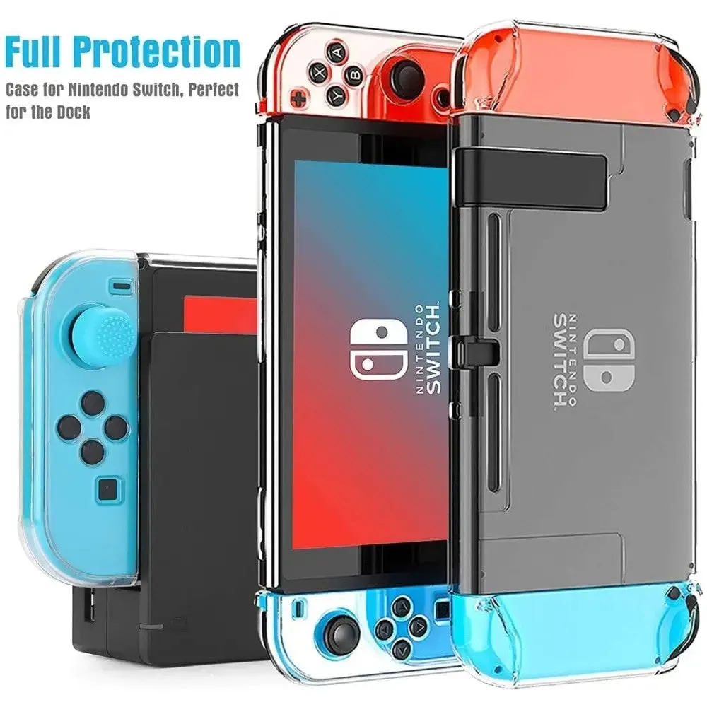 9 in 1 Switch Accessories Kit and 6 Pcs Thumb Grip for Nintendo Switch
