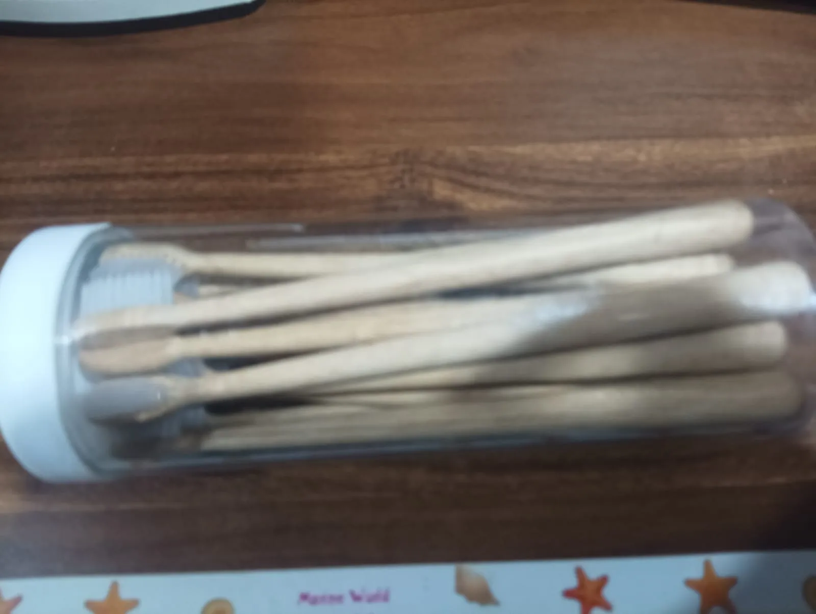 Bamboo Wooden Toothbrush SoftToothbrushWooden Child Bamboo ToothbrushBiodegradable Manual Toothbrush for Adult, Kids (15 pcs set / With Round Box)