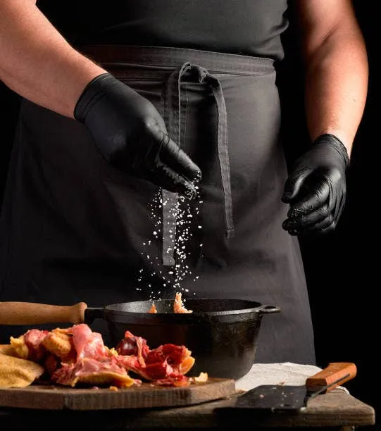 Black Nitrile Disposable Gloves 4.5 Mil (100 gloves/ Box)