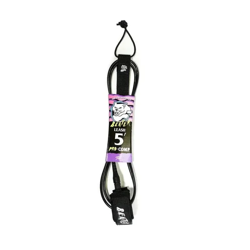 Catch Surf Beater 5'0" Pro Comp Leash - Black