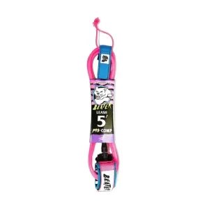 Catch Surf Beater 5'0" Pro Comp Leash - pink