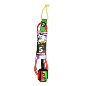 Catch Surf Beater 5'0" Pro Comp Leash - rasta