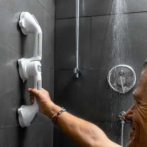 Double Angular Safety Bathroom Grab Rail Grabbath Innovagoods