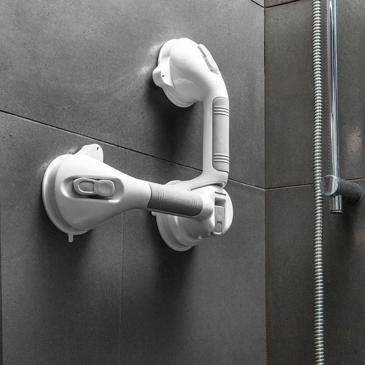 Double Angular Safety Bathroom Grab Rail Grabbath Innovagoods
