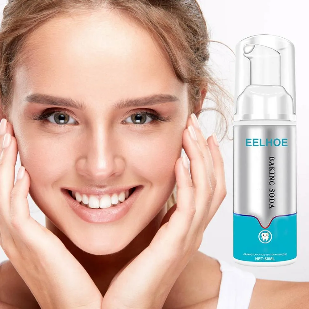 EELHOE Foaming Toothpaste Press-on Whitening Mousse to remove yellow tartar and tobacco stains