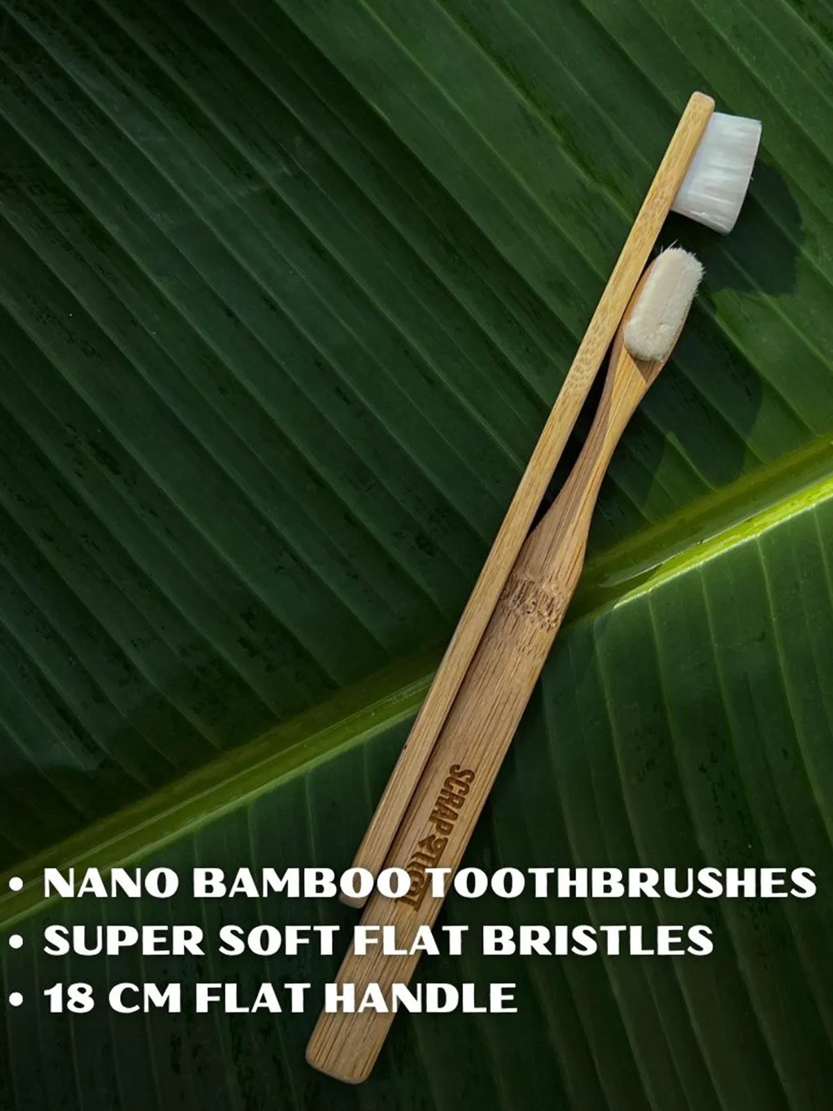 Nano Bambooclean Toothbrush Set of 2