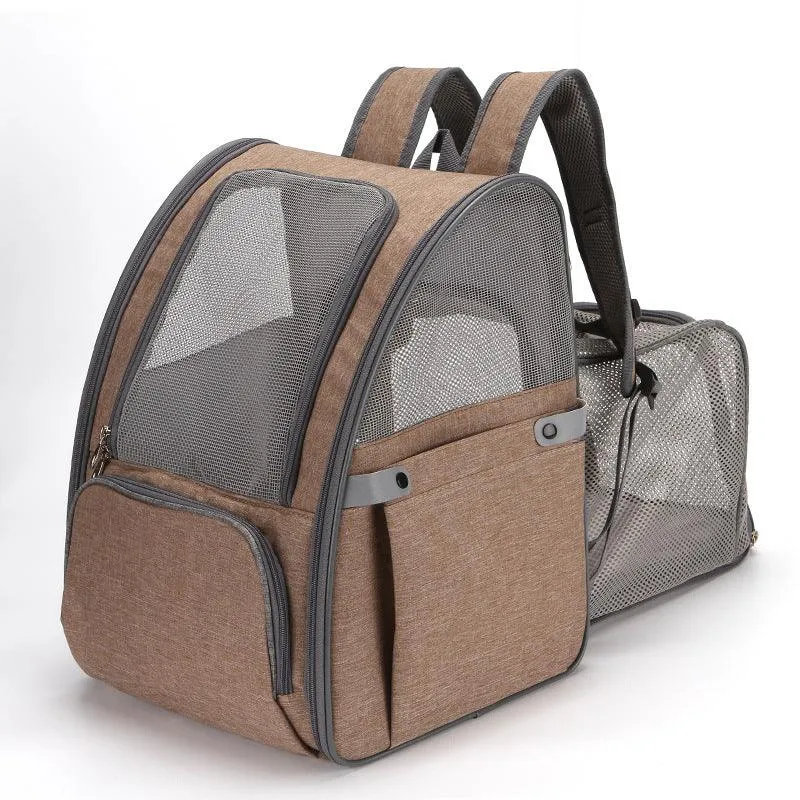Oxford Cloth Breathable Foldable Pet Backpack