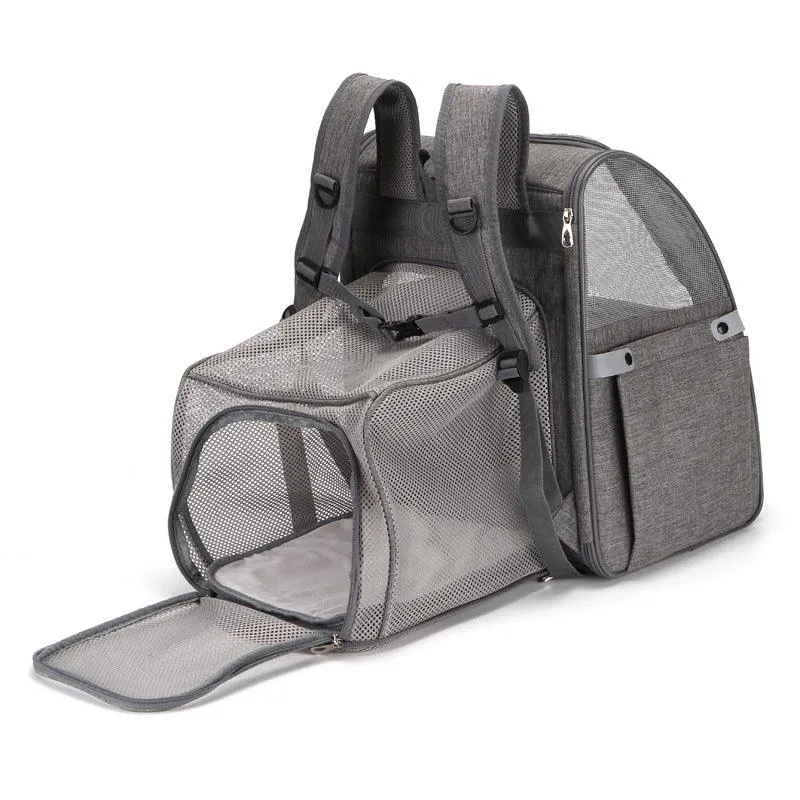 Oxford Cloth Breathable Foldable Pet Backpack