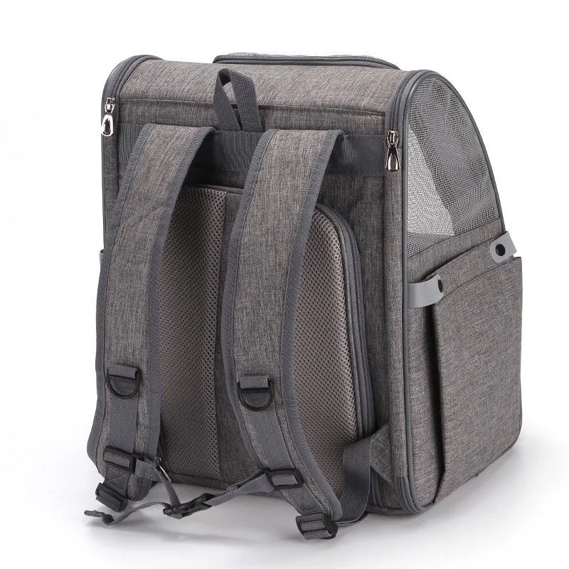Oxford Cloth Breathable Foldable Pet Backpack
