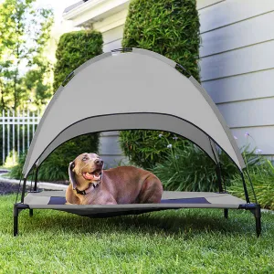 Pet Outdoor Supplies Covered Loft Cot Bed Camp Bed Sunshade Tent