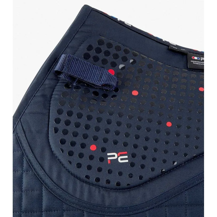 Premier Equine Close Contact Tech Grip Pro Anti-Slip Saddle Pad - GP/Jump Square