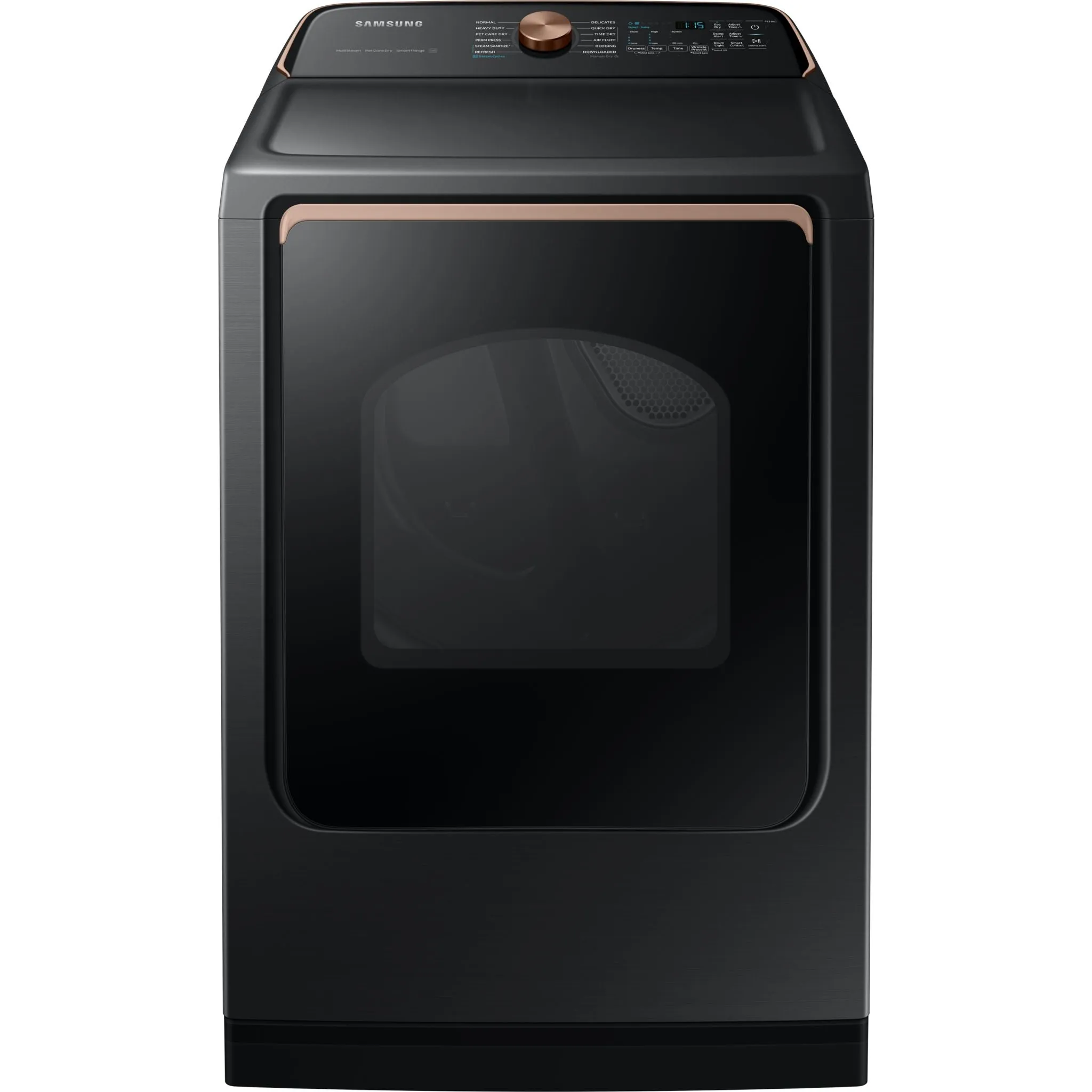 Samsung Steam Dryer (DVE54CG7550VAC) - Black Stainless