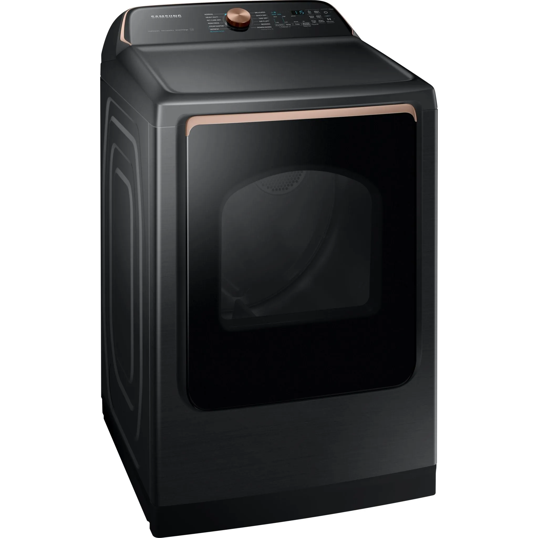 Samsung Steam Dryer (DVE54CG7550VAC) - Black Stainless