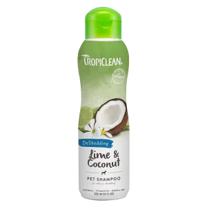 Tropiclean DeShedding Lime & Coconut Pet Shampoo 12oz