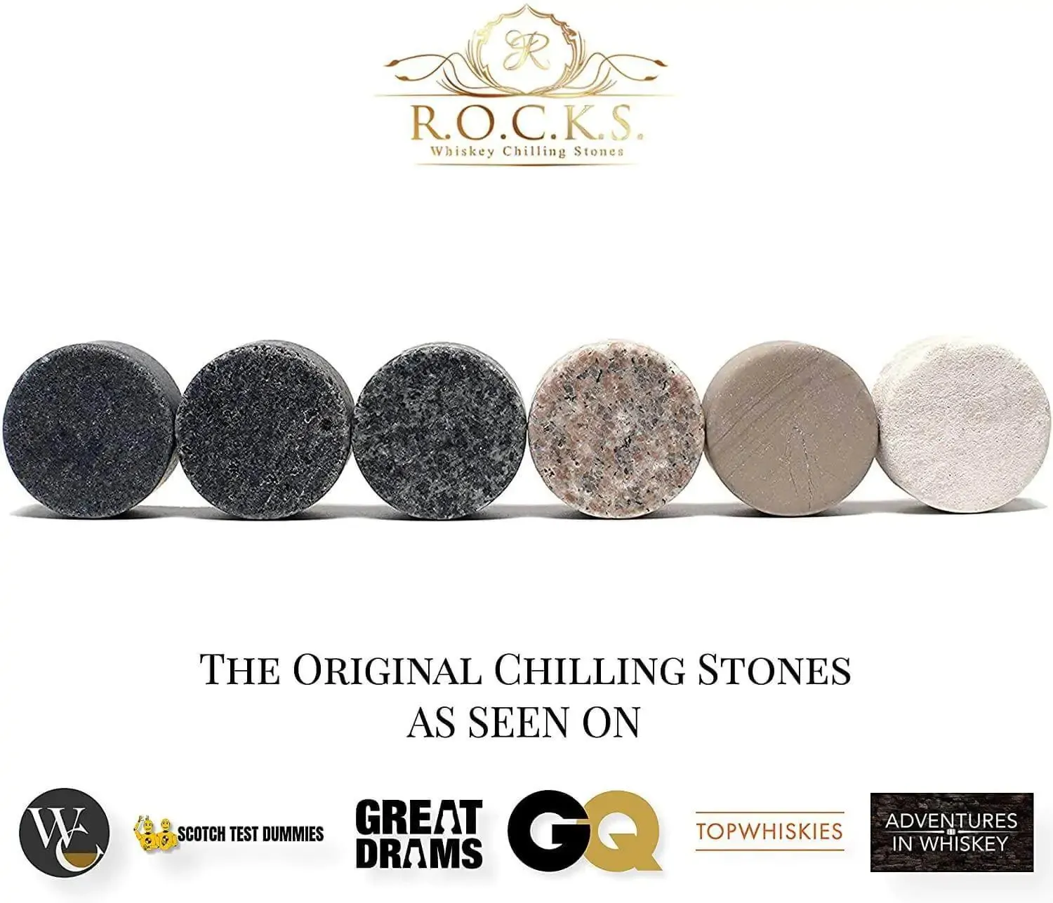 Whiskey Stones & Grooming Kit Gift Set