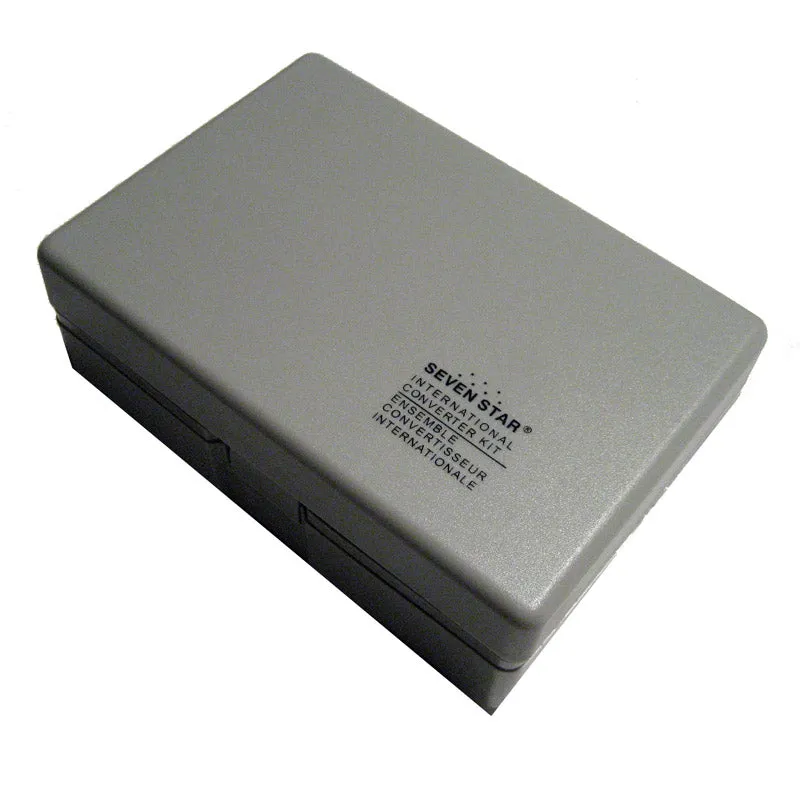 World Travel Voltage Converter Adapter Plug Power Kit 50-1600 Watt Ac Us Eu New