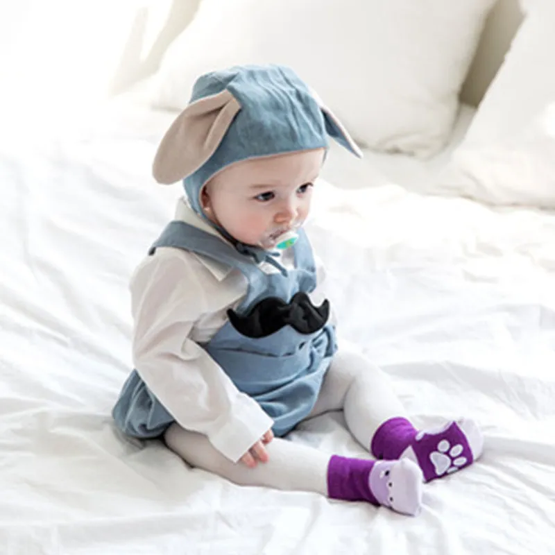Zoo Hippo Non-Slip Socks V1284